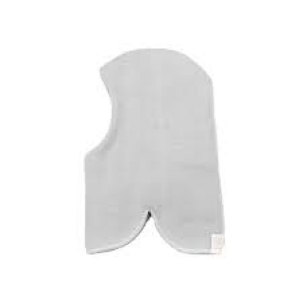 LANACare Gray Double-Layer Organic Wool Nelson Balaclava Hat, Youth Size 152